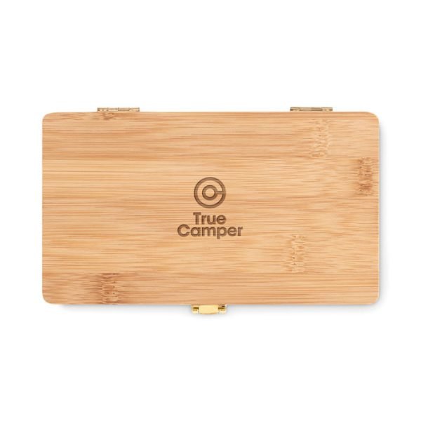 21 pcs tool set in bamboo case 1 gift suppliers