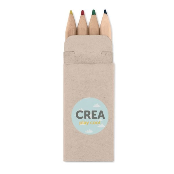 4 mini coloured pencils 1 gift suppliers