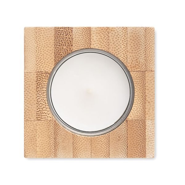 Bamboo tealight holder 2 gift suppliers Bamboo tealight holder