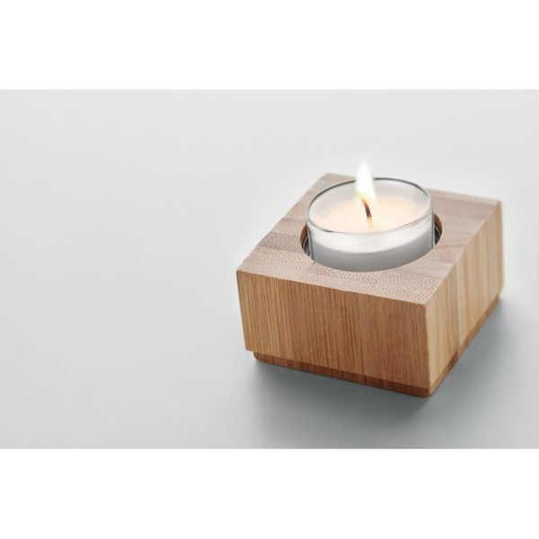 Bamboo tealight holder 5 gift suppliers Bamboo tealight holder