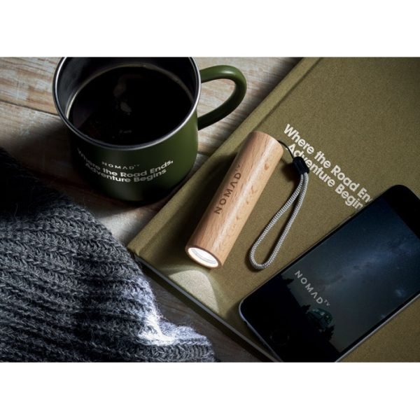 Beech wood rechargeable torch 1 gift suppliers