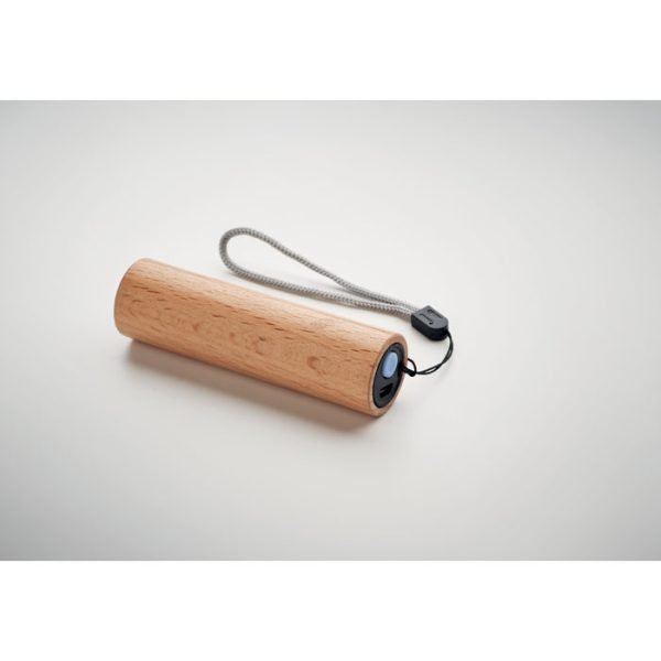 Beech wood rechargeable torch 5 gift suppliers