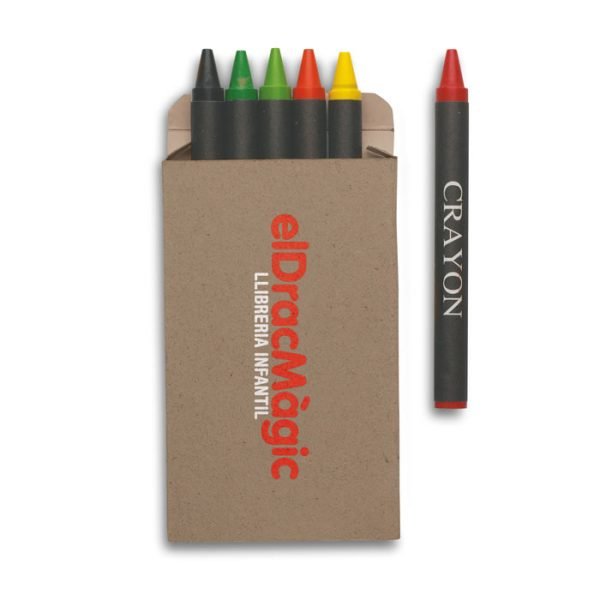 Carton of 6 wax crayons 3 gift suppliers