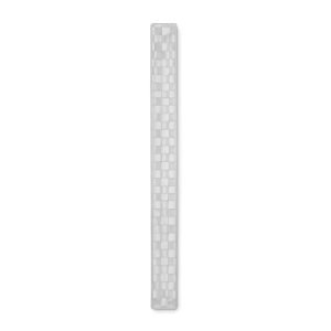 Branded silver reflective arm strap