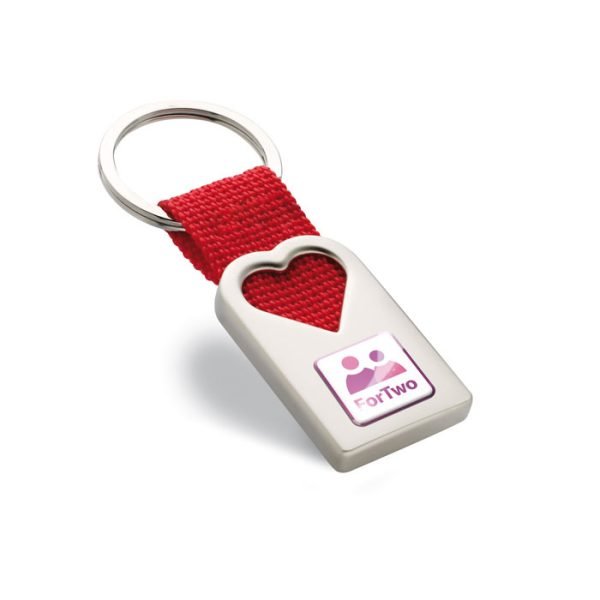 Heart metal key ring r gift suppliers