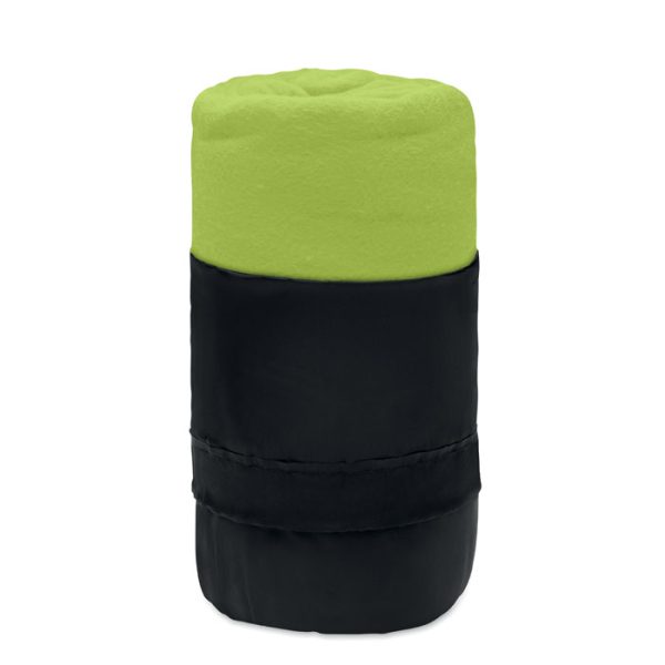 RPET Fleece travel blanket - Lime