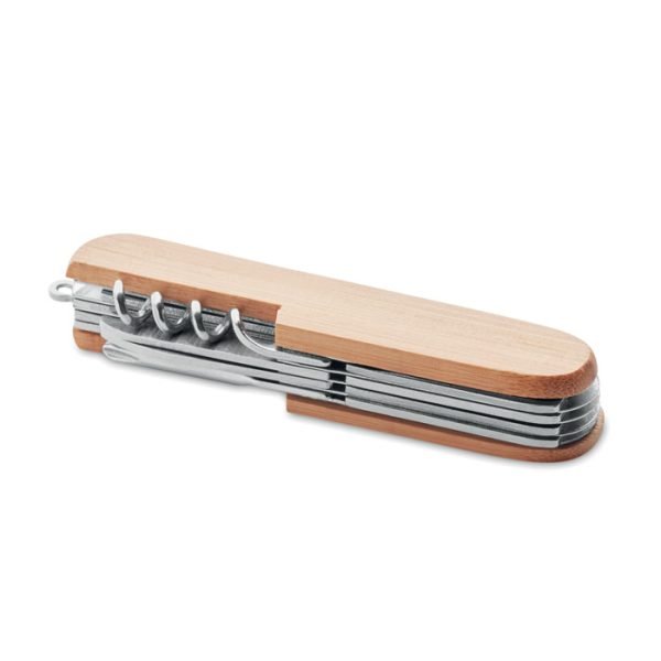 Multi tool pocket knife bamboo 2 gift suppliers