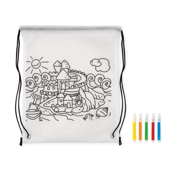 Non woven kids bag with pens 1 gift suppliers