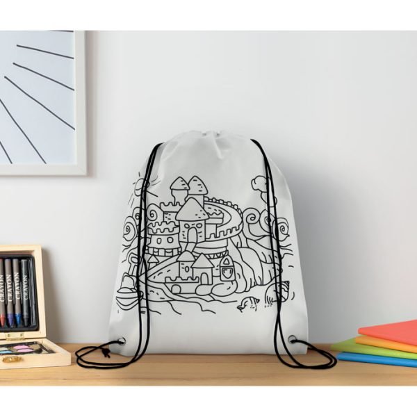 Non woven kids bag with pens 2 gift suppliers