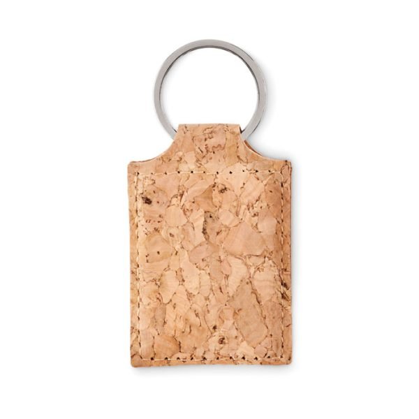 Rectangular cork key ring 1 gift suppliers