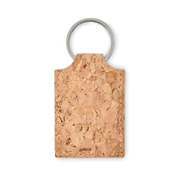Rectangular cork key ring 2 gift suppliers