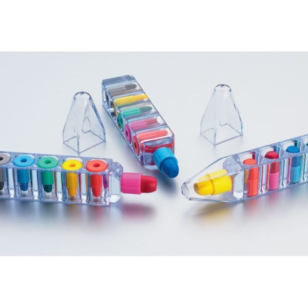 Set of 6 wax crayons 2 gift suppliers