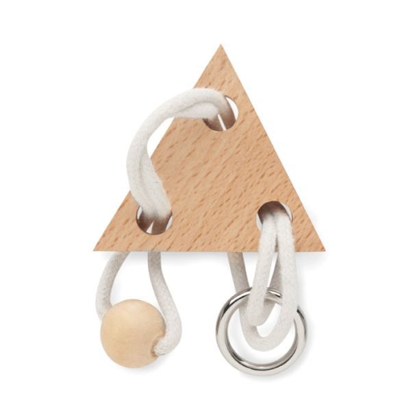 Wooden brain teaser triangle 2 gift suppliers