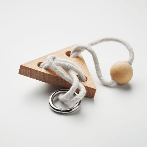 Wooden brain teaser triangle 4 gift suppliers