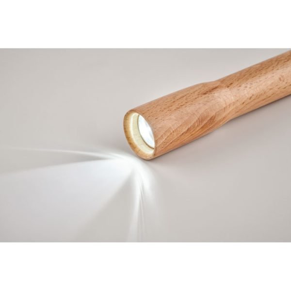 Wooden torch with cob light 2 gift suppliers