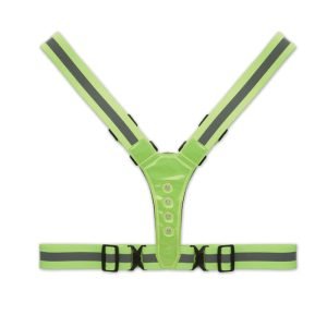 Reflective body belt with led