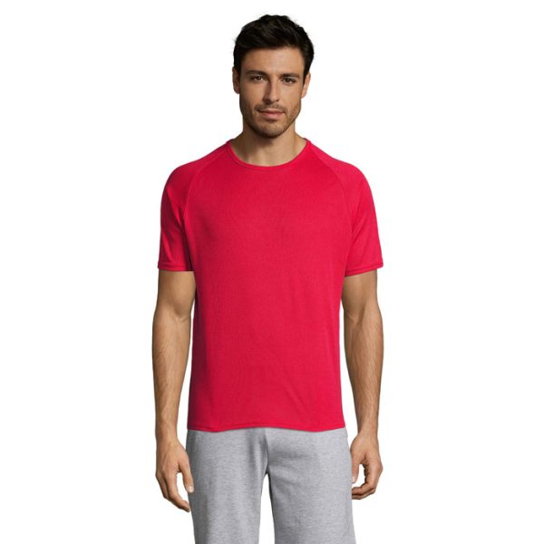 customized-SPORTY MEN T-shirt-red