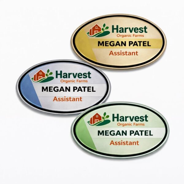 Lens cover oval name badges giftsuppliers Ae corporate gifts uae | branded merchandise | uniforms