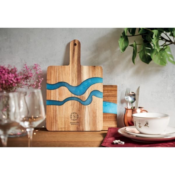 Azuur2 gift suppliers Versatile acacia wood serving board great for both serving and slicing