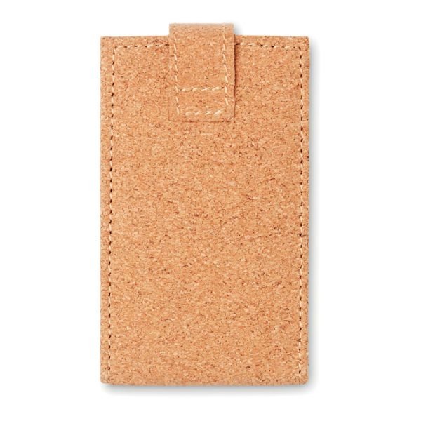Cork 6 piece manicure setbeige2 gift suppliers Stainless steel manicure set in a cork pouch featuring natural print variations due to the cork material