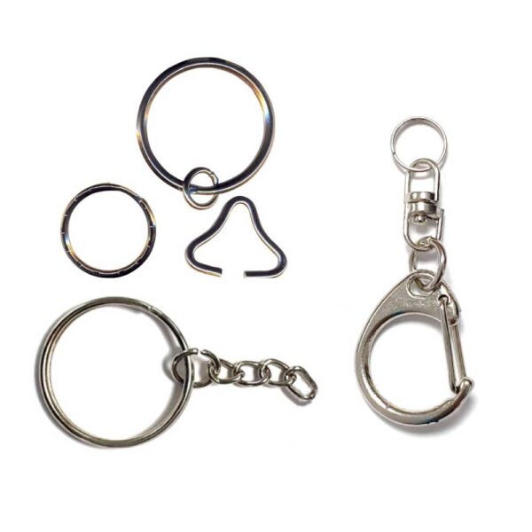 tiny key ring for easy key management and portability.