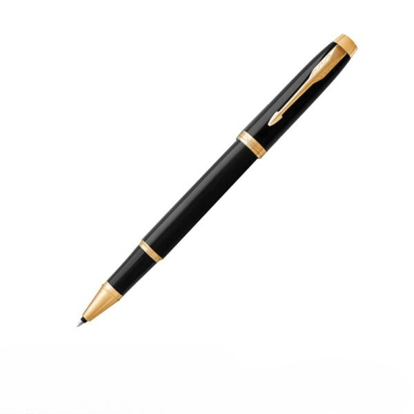 Parker IM Black rollerball pen for smooth, elegant writing.