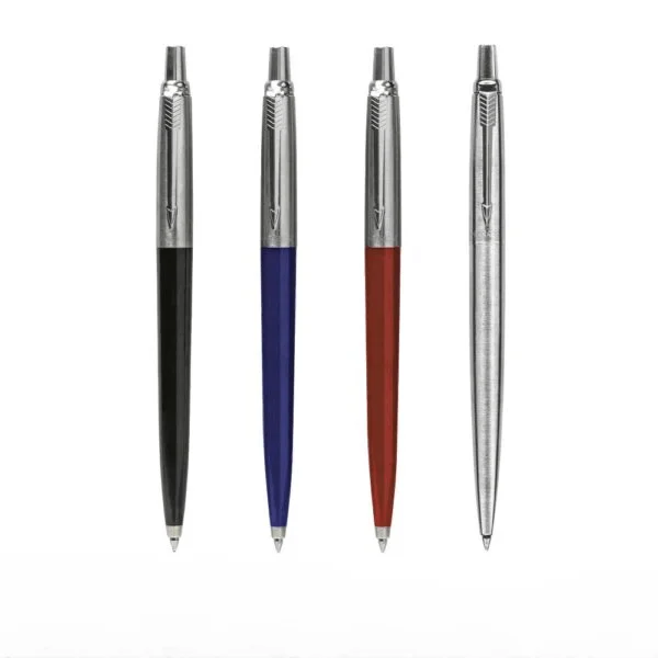4-color Parker Jotter pens for stylish writing.