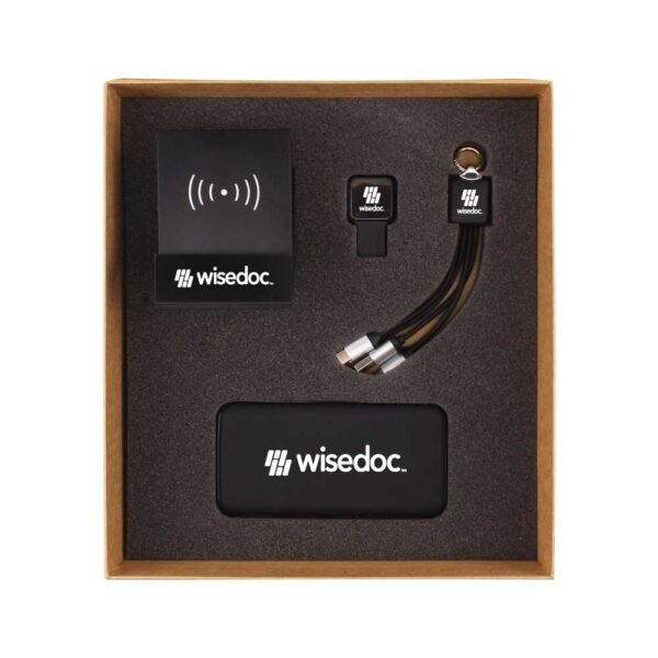 Technology gift sets2 gift suppliers Charging bluetooth speaker power bank multi charging cable and usb drive with custom light up logo