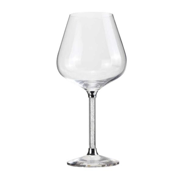 Wine glass gift sets 2 pcs 22 cm tall with gift box3 gift suppliers 22 cm wine glass set with stone design in a deluxe black gift box