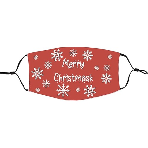 Merry Christmas Themed Mask with Fun Designs