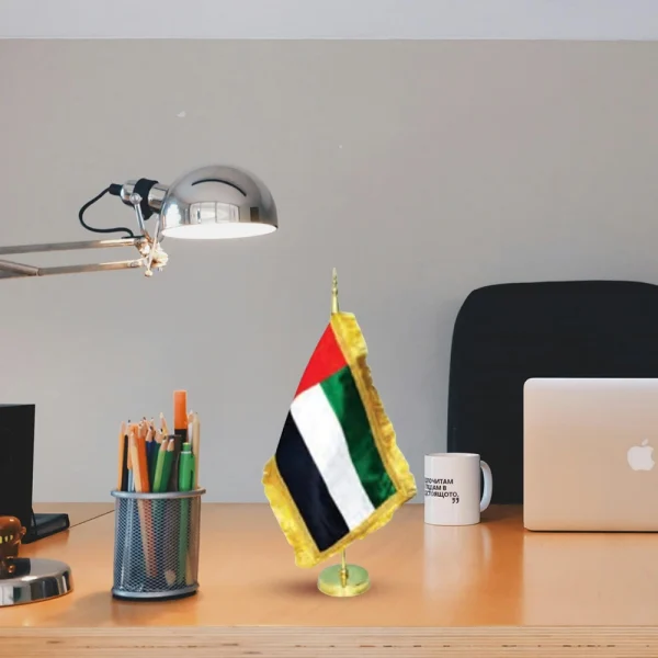 stylish uae table flag