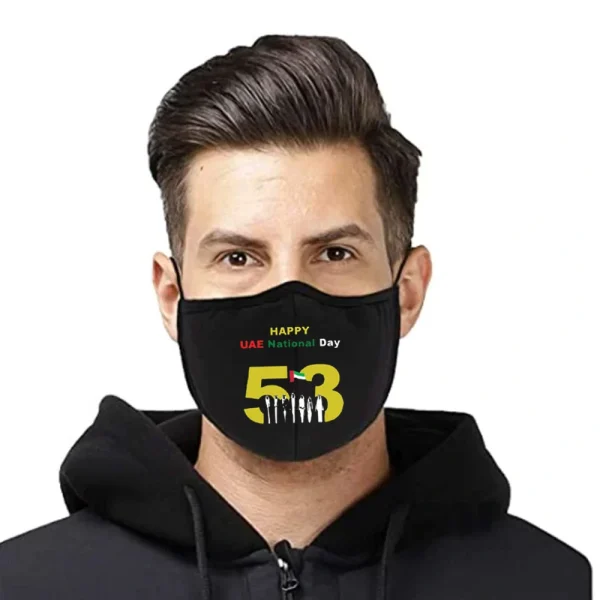 Uae national day facemaks black gift suppliers Uae national day facemaks black
