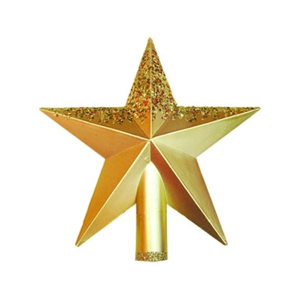 Premium Glittered Star Tree Topper for Christmas Decor