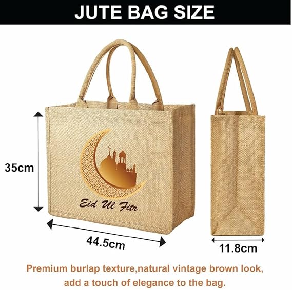 eid jute bag size