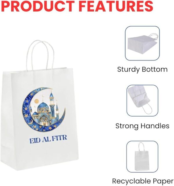 eid white kraft paper bag product features