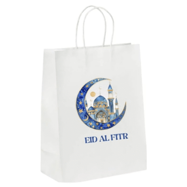 eid white kraft paper bags