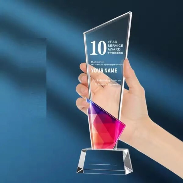 Crystalvshapeawardbranding gift suppliers