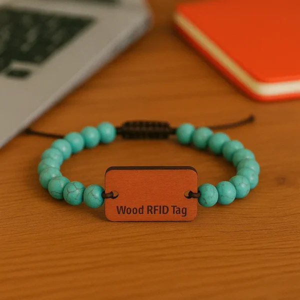 Custom rfid elastic beads wristband gift suppliers