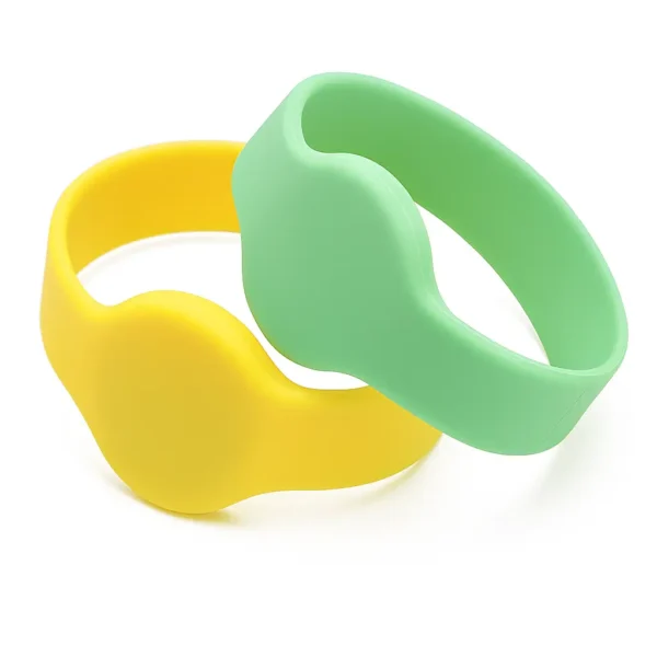 Custom rouhd head silicone wristband rfid gift suppliers Custom rouhd head silicone wristband rfid