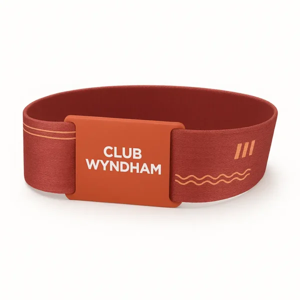 Custom slider tag elastic wristband bracelet gift suppliers Custom slider tag elastic wristband bracelet