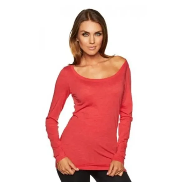 Custom tri blend scoop t shirt