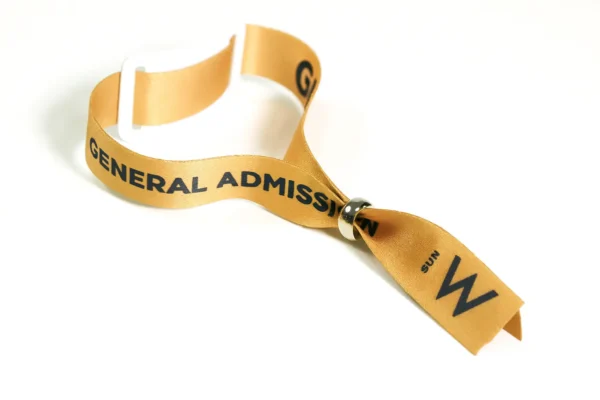 E ticket disposable festival event fabric woven rfid wristband in bahrain