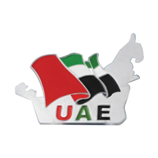 UAE Map Shape Flag Badges | UAE National Day Souvenir Gift