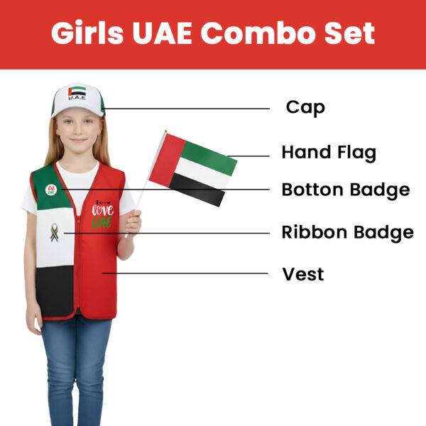 Uae national day kids girls combo set  gift suppliers