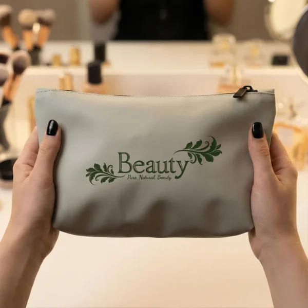 Compact makeup bag