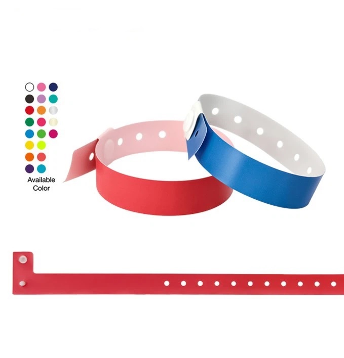 Custom Event Plastic Wristband L Shape 10 | Secure & Durable | UAE