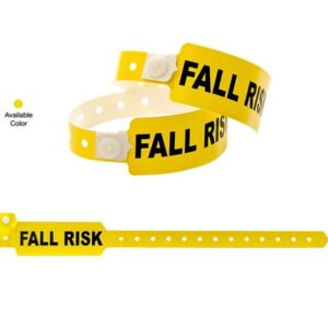 fall risk wristband GiftSuppliersae Corporate Gifts UAE | Branded Merchandise | Uniforms Fall risk medical alert band with durable plastic and bold lettering
