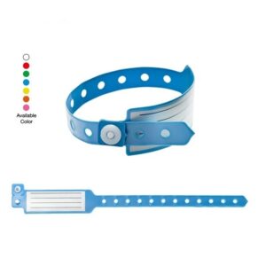 healthcare plastic insert id wristband GiftSuppliersae Corporate Gifts UAE | Branded Merchandise | Uniforms Adjustable plastic ID wristband with writable information section