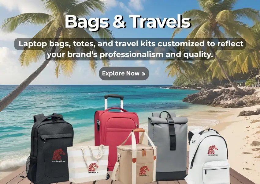 Custom laptop bags, tote bags and travel kits for corporate gifting